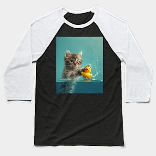 Cat Paws Adventures Baseball T-Shirt